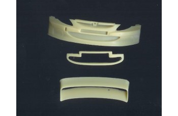 Transkit – Peugeot 307 WRC – 2004 version resin parts - front bumper+rear spoiler